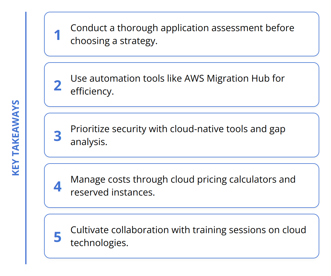 Key Takeaways - Cloud Migration Strategies: [Pro Tips]