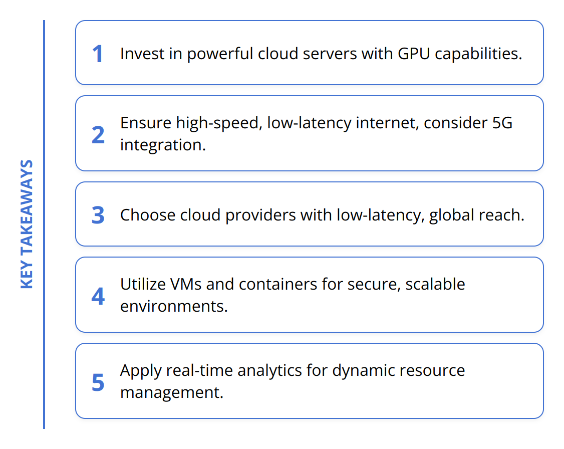 Key Takeaways - How to Build a Cloud Gaming Infrastructure